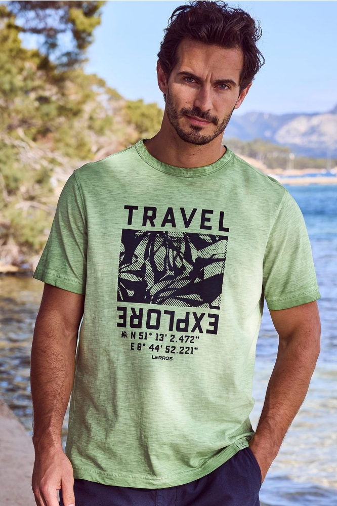 T SHIRT MET BORSTPRINT 2543039 612